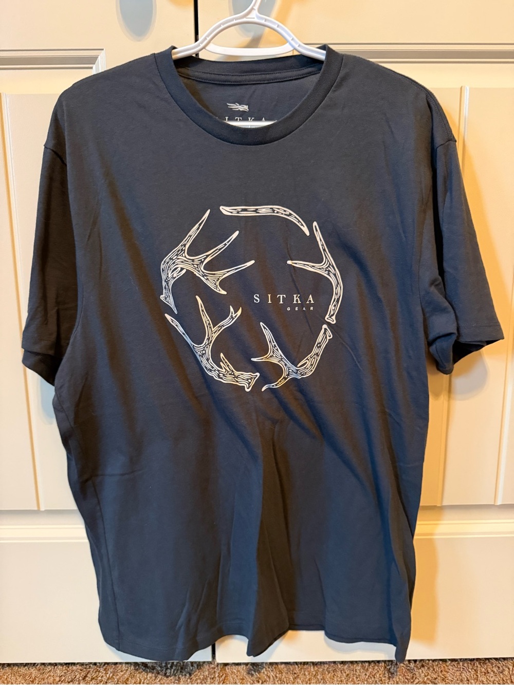 Sitka Short Sleeve Graphic Tee in Charcoal
